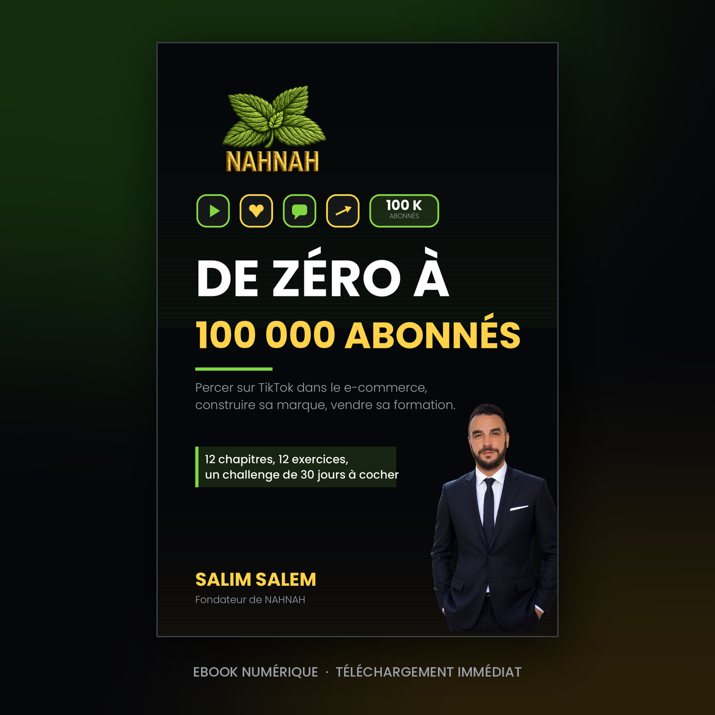 Ebook — De Zéro à 100 000 abonnés (TikTok e-commerce)