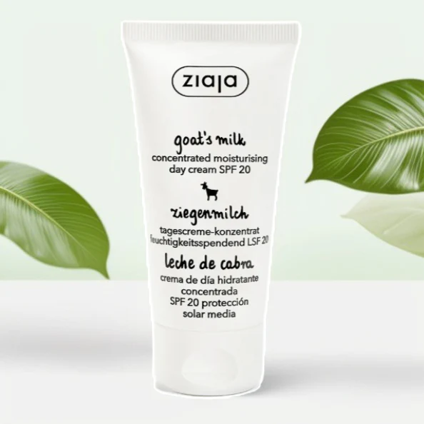 Crème de jour protectrice SPF 20 au lait de chèvre