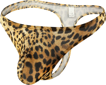 Faringoto String léopard pour homme - Culotte taille basse