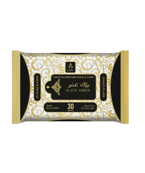 Lingettes Parfumées Black Amber – Ayat Perfumes