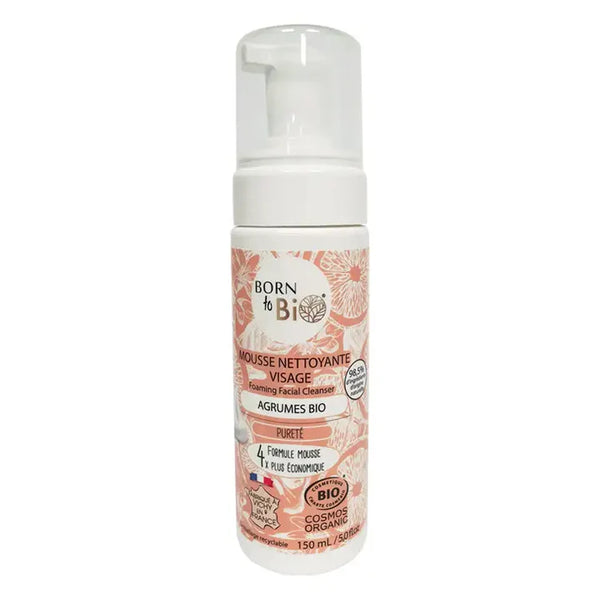 Mousse nettoyante visage Agrumes