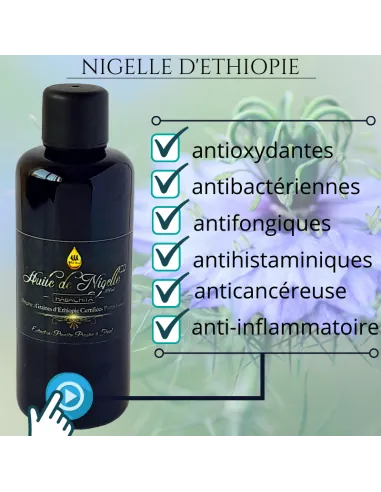 Huile de Nigelle d'Éthiopie (Habachia - Cumin noir)