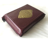 LE SAINT CORAN ARABE TAJWID DANS SA POCHETTE ZIP CUIR 14*20
